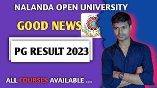 PG Result 2023  NOU  Available  Patna  All Courses  New Update  @Kumaar5389 #nou #newupdate