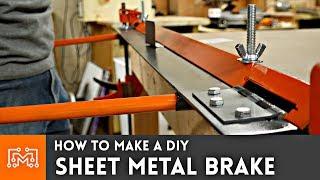 How to make a DIY sheet metal brake  I Like To Make Stuff