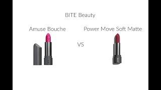 BITE Beauty Beetroot Amuse Bouche VS Power Move Soft Matte & A Bit of a Rant