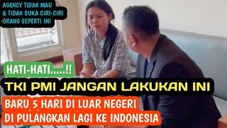 HATI-HATI UNTUK YANG MAU BEKERJA DI LUAR NEGRI JANGAN SAMPAI SEPERTI INI