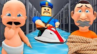 Baby RESCUES Daddy From FLOODED PRISON