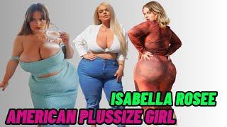 Isabella Rosee Attractive American plus-size Model Insta Curvy star social media star Biography