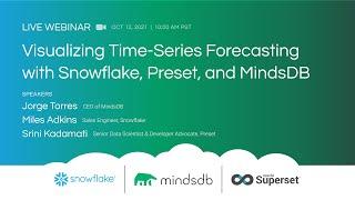 Webinar Recording Visualizing Time-Series Forecasting with Snowflake Preset and MindsDB