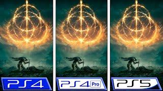 Elden Ring  PS4 - PS4 Pro - PS5  Graphics & FPS Comparison  beta