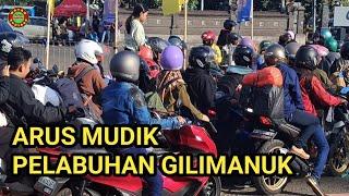 Jalur sepeda motor membludak pagi hari h min 3