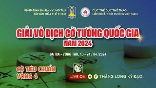 Live Cờ Tướng Vũ Quốc Đạt  vs Hà Văn Tiến  Vòng 4 giải vô địch quốc gia năm 2024