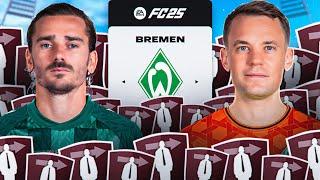 Nur mit FREIEN SPIELERN zum CL-TITEL  EA FC 25 Bremen Sprint to Glory