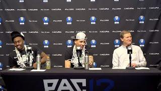 Oregon Postgame Press Conference  2024 Pac-12 Mens Basketball Tournament Final