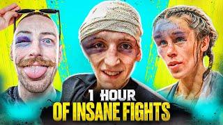 1 Hour Of Brutal Knockouts & Fights - MMA Bare Knuckle Boxing & Muay Thai