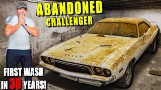 Cleaning a DISASTER Barn Find Dodge Challenger