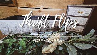 More Neutral Thrift Flips • Trash to Treasure • Upcycled Decor • Neutral Decor