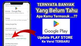 Cara Update Play Store Ke Versi Terbaru