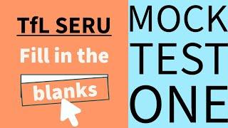 TfL SERU Fill in the Blanks with Grammar Rules Explained  SERU Mock Test 2023  SERU Training