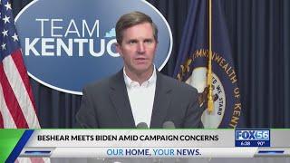 Biden meeting with Beshear other Democratic lawmakers amid debate fallout
