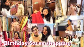 Birthday Saree shopping with Ammu  Sindhu krishnaAhaana krishna