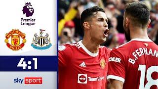 CR7 ist zurück und wie  Manchester United - Newcastle 41  Highlights - Premier League 202122