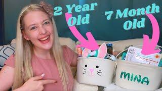 EASTER BASKET FOR TODDLER + BABY 2022  Whats in my Easter Baskets for My 2 Year Old & 8 Month Old