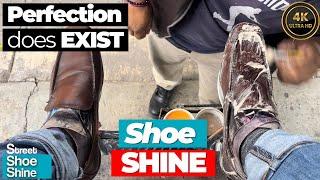 The Most Satisfying Shoe Shine Experience Ever  ASMR Personal Attention