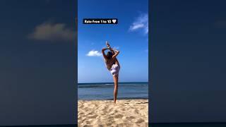 Splits challenge  stretching routine  Lera the gymnast #gymnast #split #shorts