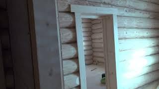 наличники на двери  деревянном доме  обсада окосячка