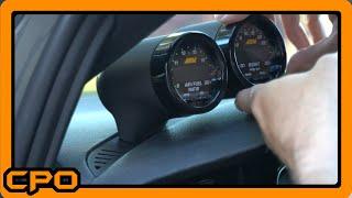 Install CJM Vent Mount Gauge Pod with AEM X Series Extenders