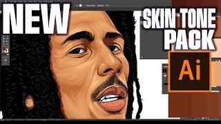 New Skin Tone Pack  ADOBE ILLUSTRATOR 