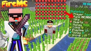 How I Obtained Unlimited  Hearts In Minecraft FireMc Smp...