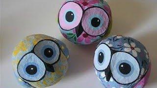 Paper mache owl paper craft craft ideas  paper mache craft