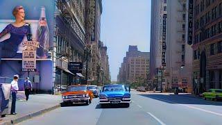 Los Angeles 1960s Hollywood and Downtown  4k and Remastered
