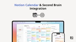 Notion Calendar & Second Brain Integration Tutorial