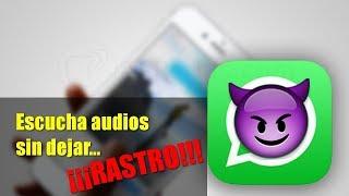 Cómo escuchar audios de WhatsApp SIN ABRIRLOS sin dejar el visto 