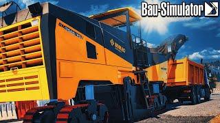 Bau Simulator #33 - Asphalt fräsen für die neue Straße  Construction Simulator