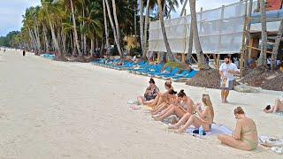 Look This is BORACAY White Beach Path on August  25 20204 1200pm Walk