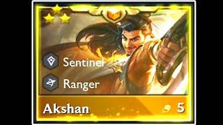 1 vs 9 3-Star Akshan ⭐⭐⭐ TFT Set 5.5 Rivival