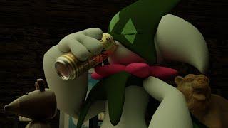 Alcohol is harmful Poke spore 3D animation