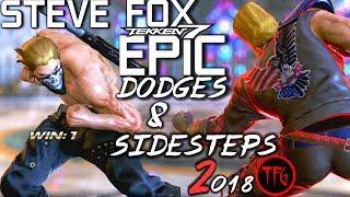 This is TEKKEN 7  STEVE FOX - Epic Dodges & Sidesteps Compilation 2 