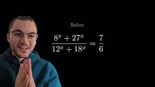 Math Olympiad  Solving the Exponential Equation  Easy Step-by-Step Guide