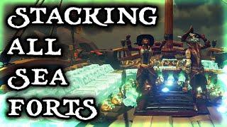 Stacking EVERY SEA FORT In SEA OF THIEVES  Redemption Run