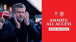 AMMIES ALL ACCESS  Inside Karl Robinsons first match as Salford City boss