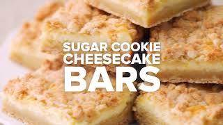 Cheesecake Cookie Bars 3-Ways