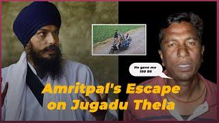 Amritpals Escape on Jugadu Thela  See the exclusive Interview with Thela driver  True Scoop News