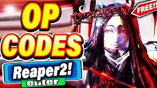 ALL NEW *SECRET* CODES UPDATE in REAPER 2 CODES  Roblox Reaper 2 Codes