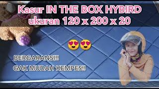 Unboxing Kasur IN THE BOX HYBIRD uk. 120 x 200 x 20