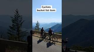 You have to add this to your bucket list. Cycle up and down Mount Mitchell. #cycling #bicycling