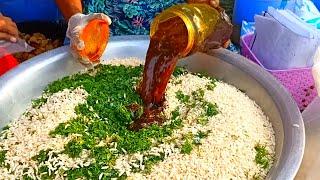 Famous Street Food of Jhal Muri  Masala Jhal Muri Makha  Bangladeshi Street Food