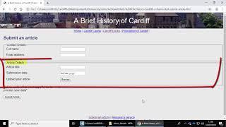 HTML Form structure and accessibility  MTA Web Design Fundamentals  Cardiff Met