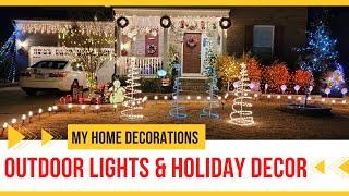 Outdoor Lighting Ideas  Christmas Outdoor Lighting Tour  Outdoor Christmas Decorations 2022