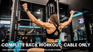 My TOP Cable ONLY Back Exercises  Full workout Break-down explained