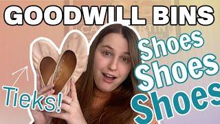 HUGE Goodwill Outlet Haul  80lbs of Shoes
