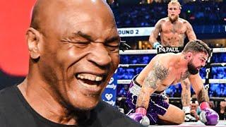 Mike Tyson REACTS to Jake Paul KNOCKING OUT Mike Perry “COUNTDOWN BEGINS…CLOCK IS TICKING”